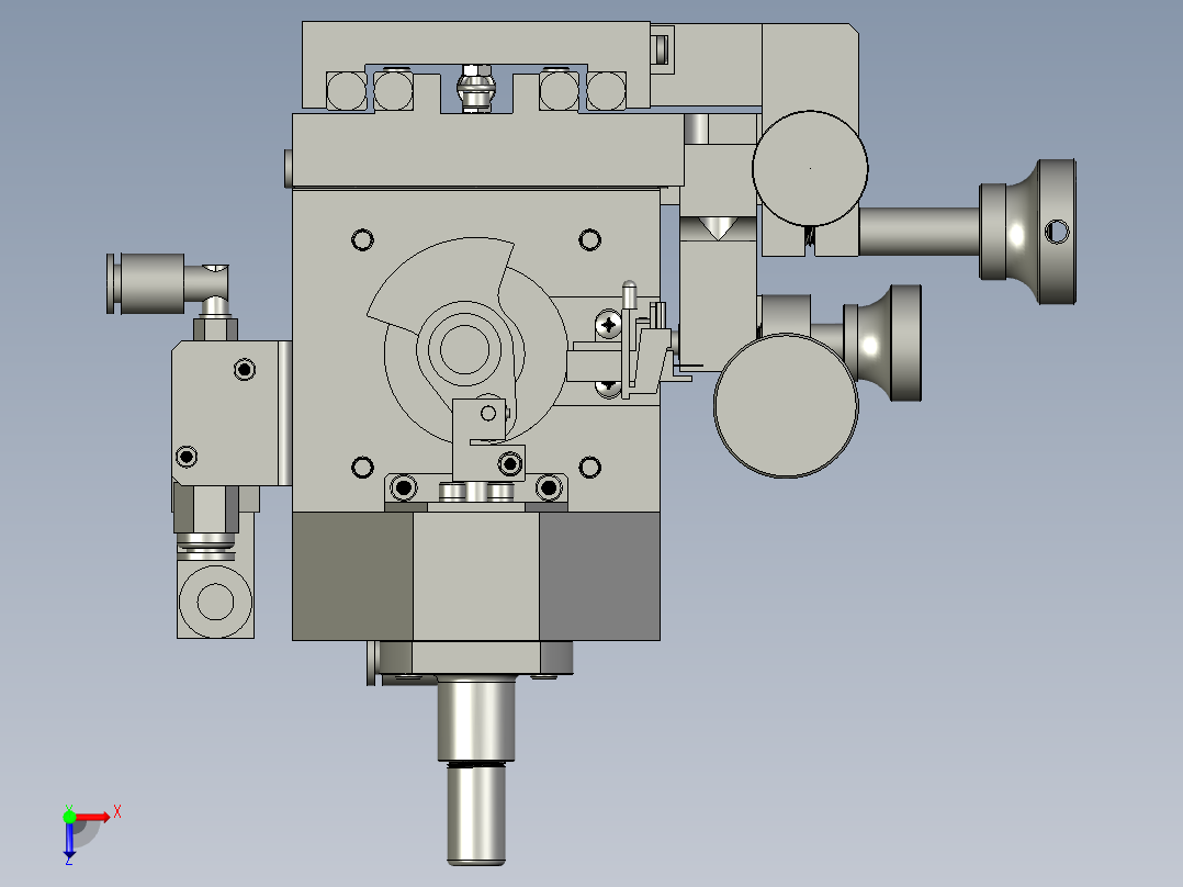 标准顶针机构-LED芯片俯视图