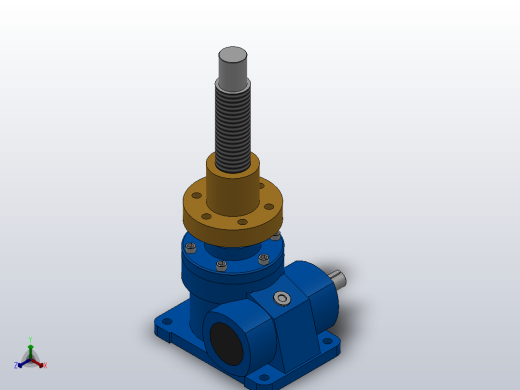 HK100T Ⅱ结构蜗轮丝杆升降机[HK100T-8-2-A-Ⅰ-300-X-B]