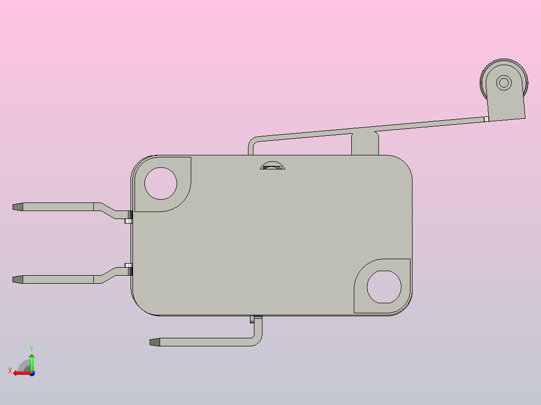 微动开关传感器TMV103-C后视图