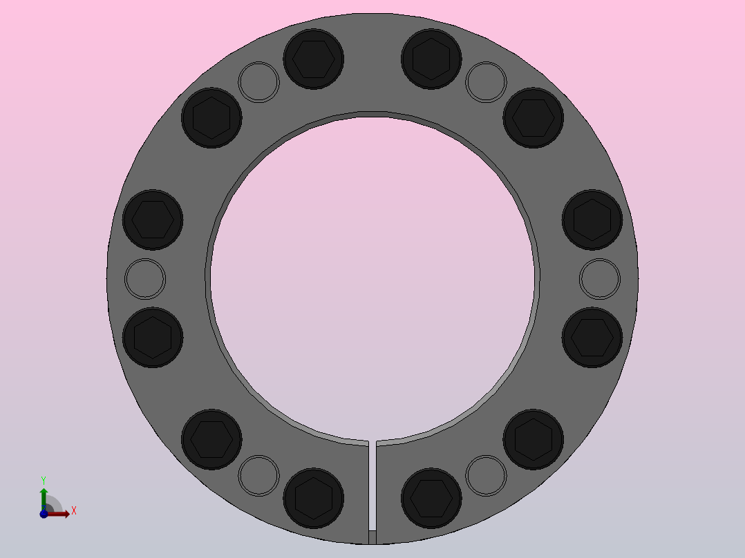 R02型胀紧联接套_R02-80-100前视图