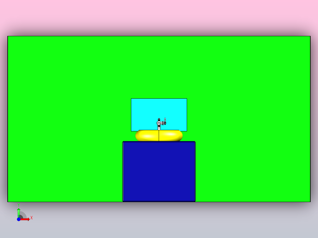 浴缸和水龙头前视图