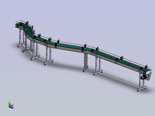 HJ03塑料链式输送机   step