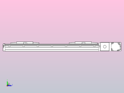 皮带直线轴双滑块型TPA-GCBS-120-P70-L100-QR-M20-N3左视缩略图