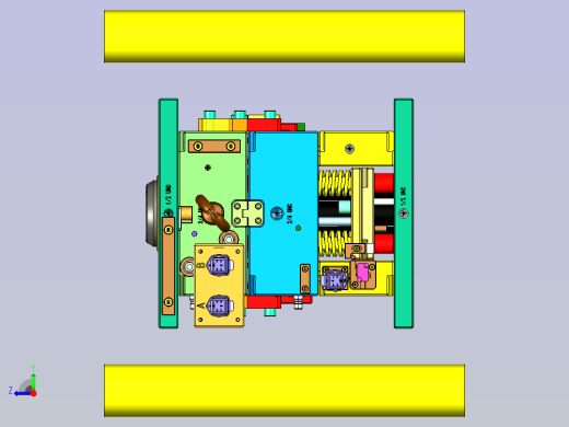 玩具赛车转向灯盖板1+1塑胶模具右视缩略图