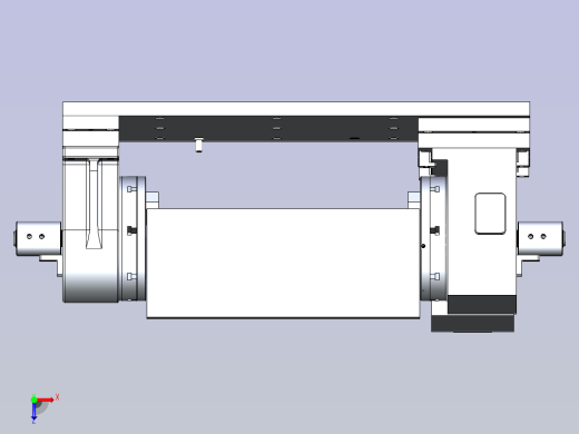 一款排气歧管液压夹具模型俯视缩略图
