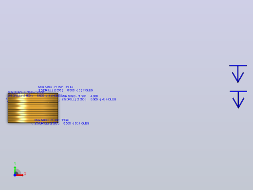 垂直斯特林引擎_ 3D CAD模型（CREO参数）前视缩略图