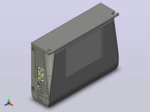 闭环步进电机与驱动器CL3-EC503_3D模型
