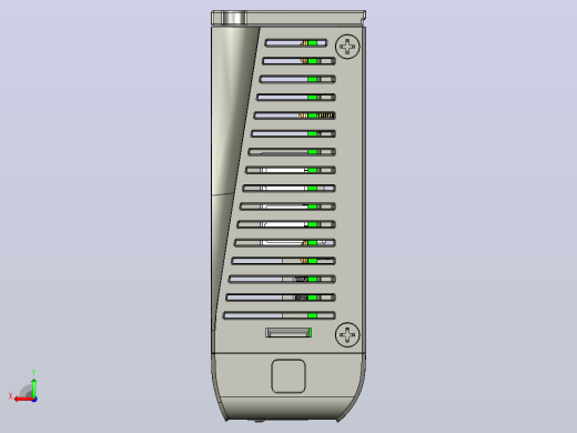 闭环步进电机与驱动器CL3-EC503_3D模型后视缩略图