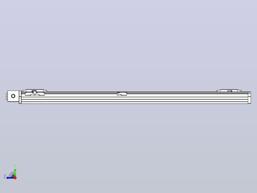 皮带直线轴双滑块型TPA-GCBS-80-P60-L450-DR-M20-N3右视缩略图