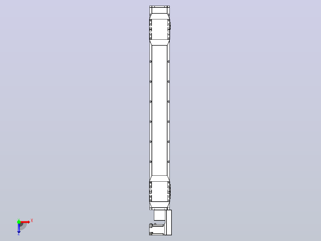 皮带直线轴双滑块型TPA-GCBS-150-P80-L475-QR-M75-N3俯视图