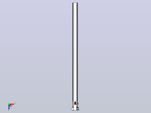 皮带直线轴半封闭可选导轨TPA-HNB-120D-110-L2250-LP-Y-P40-N3俯视缩略图