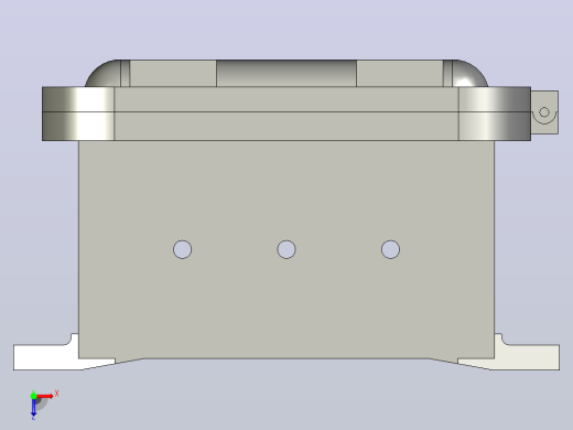 防爆外壳-10x10x6内部尺寸-C1D1-1212丝锥-表面安装俯视缩略图