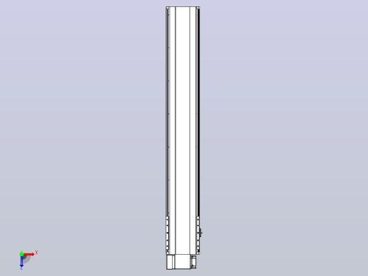 皮带直线轴半封闭可选导轨TPA-HNB-202D-140-L1150-LP-Y-P75-N3俯视缩略图
