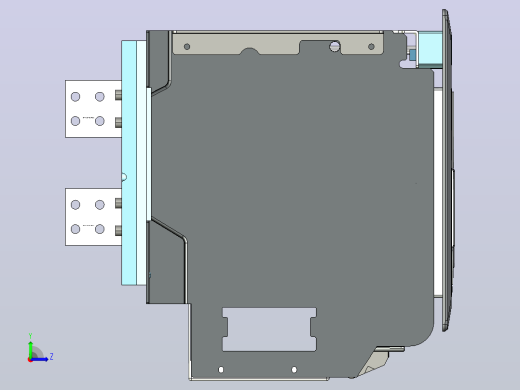 NA8-2500 2000A-2500A 4P 抽屉式-垂直接线+门框202409左视缩略图