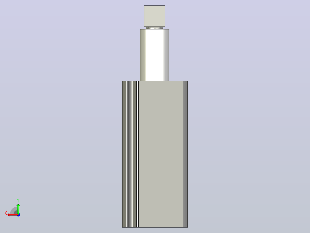 AMK2-SD-L-1290输送机气动夹具后视图