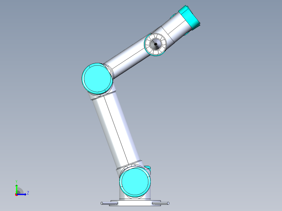 协作平衡机器人左视图