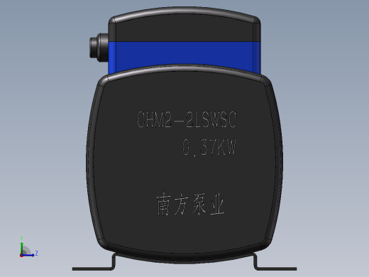 南方CDMF10多级管道泵.SLDASM左视缩略图