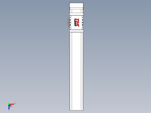 滚珠丝杠直线轴带导轨全封闭TPA-HCR-85D-1610C-L450-MP-Y-P20-N3俯视缩略图