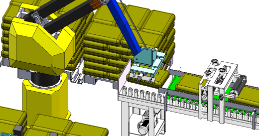 灌装码垛生产线 step格式缩略图
