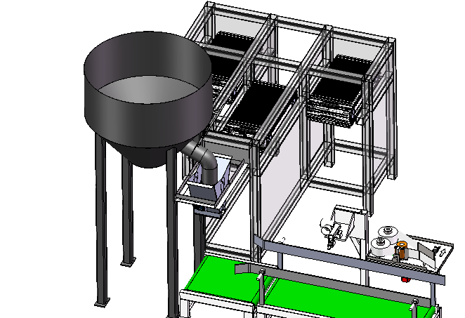 灌装码垛生产线 step格式