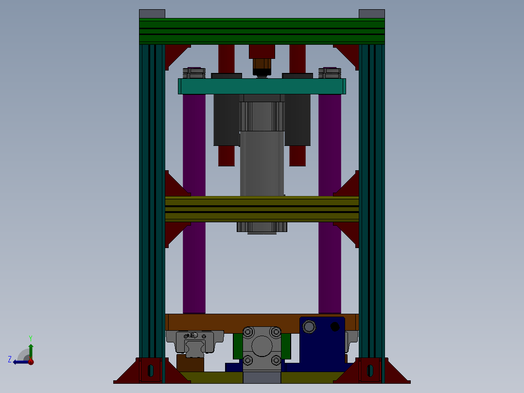 定点输送定位右视图