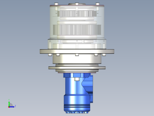 液压绞车机构左视缩略图