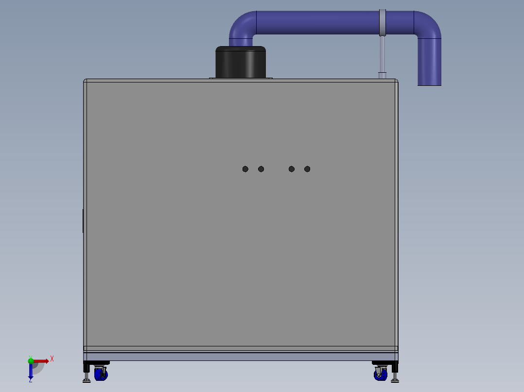 智能全自动煮面售卖机sw16可编辑俯视图