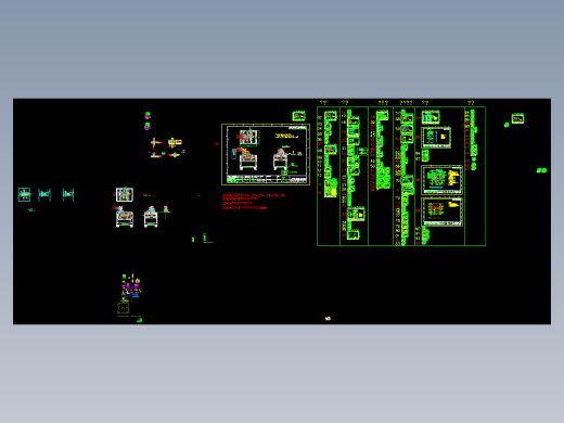 凸轮自动机 全套93张CAD