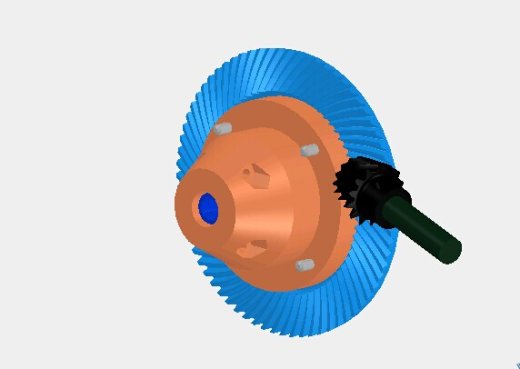 差速器（含零件图和装配图）3D模型缩略图