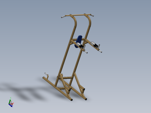 单双杠引体向上器单杠家用室内多功能健身器材SW2015含特征焊件