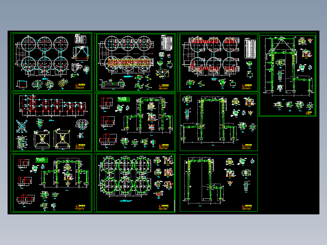 水泥库全套图纸