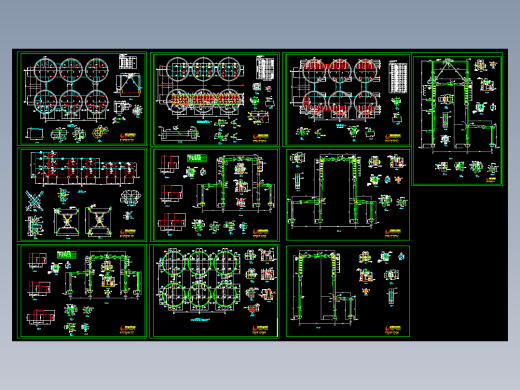 水泥库全套图纸