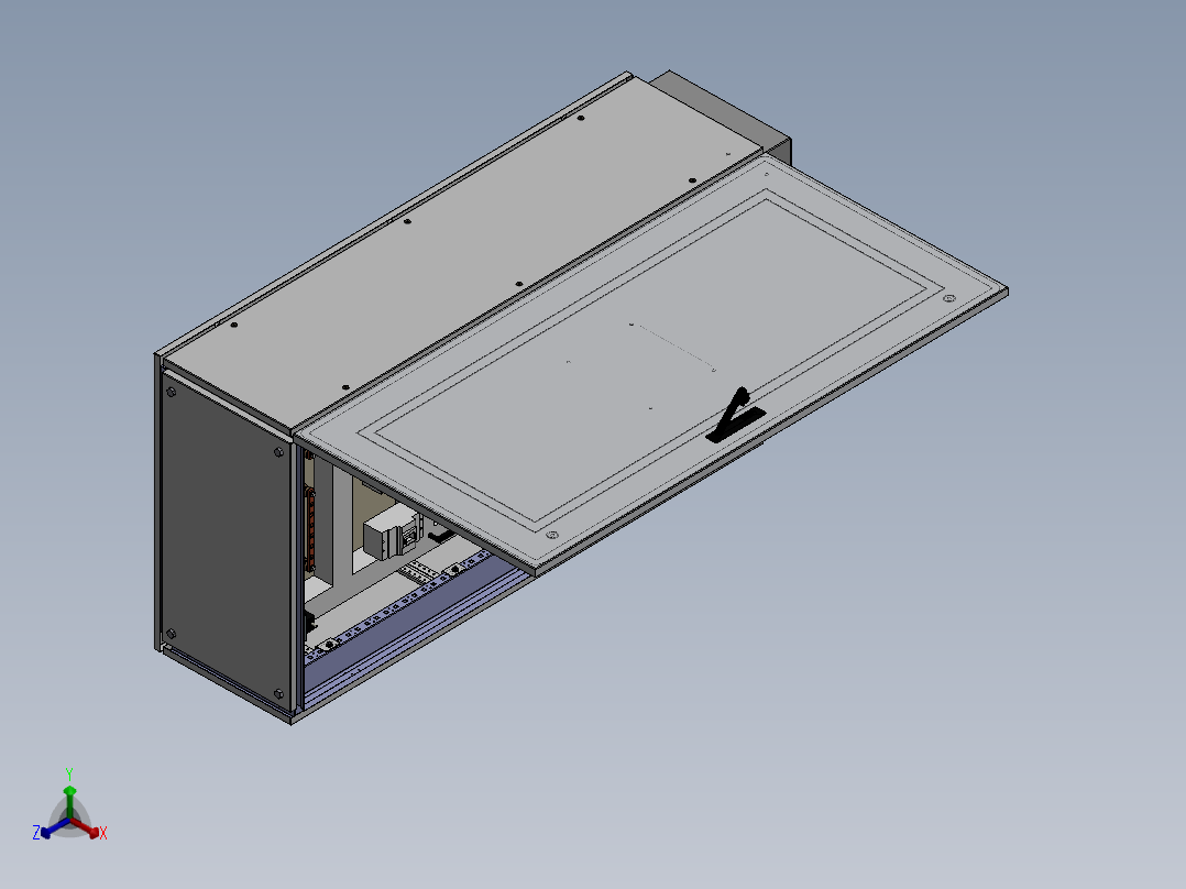 【E56】【IGS】【转】电气柜正等轴测图