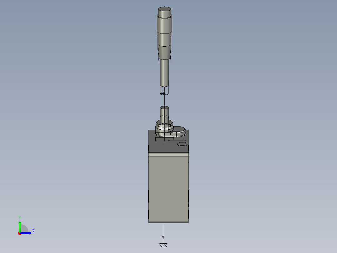 基恩士LK-H022K_H027K_kc图纸模型左视图