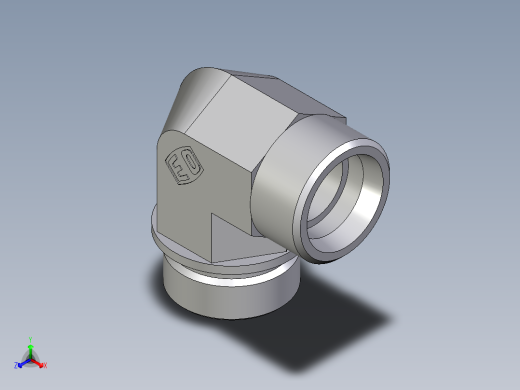 卡套式工业通用硬管接头EO_Male_stud_elbow_WE30SR71X