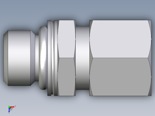 卡套式工业通用硬管接头EO_Male_Stud_connector_GEO10LMCF俯视缩略图