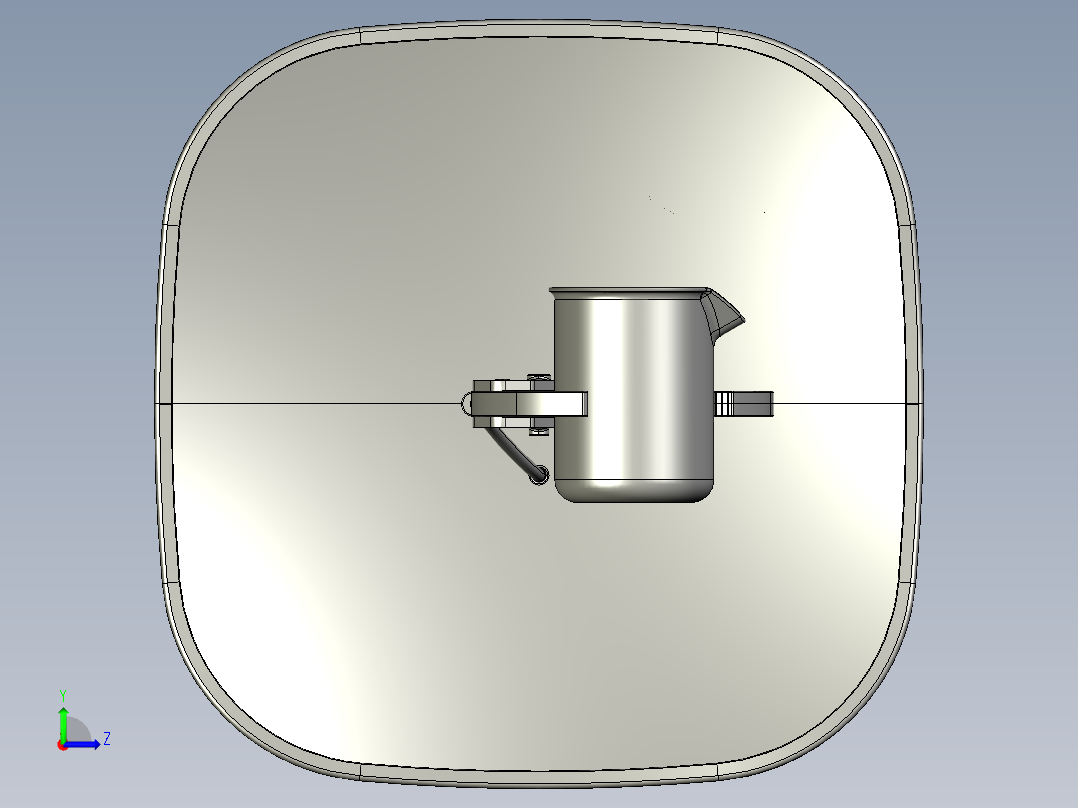 化学安全抓斗左视图