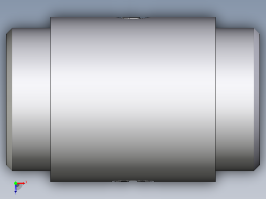 卡套式工业通用硬管接头EO_Weld_bulkhead_fitting_ESV42L71X俯视缩略图