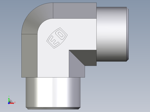 卡套式工业通用硬管接头EO_Union_elbow_W16SCFX前视缩略图