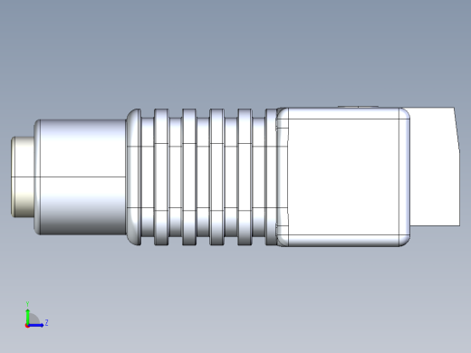 电容器 二极管 电阻器-IGES Barrel-Jack Socket Terminal左视缩略图