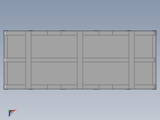 内框架木箱俯视缩略图
