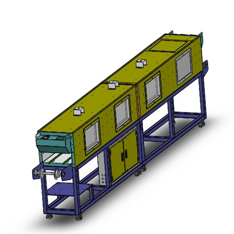 非标隧道式自动恒温烘箱3D图纸 自动化设备3D图纸3D模型