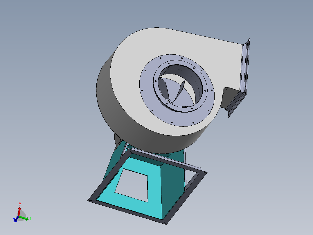 3000转分 7.5千瓦工业吹风机