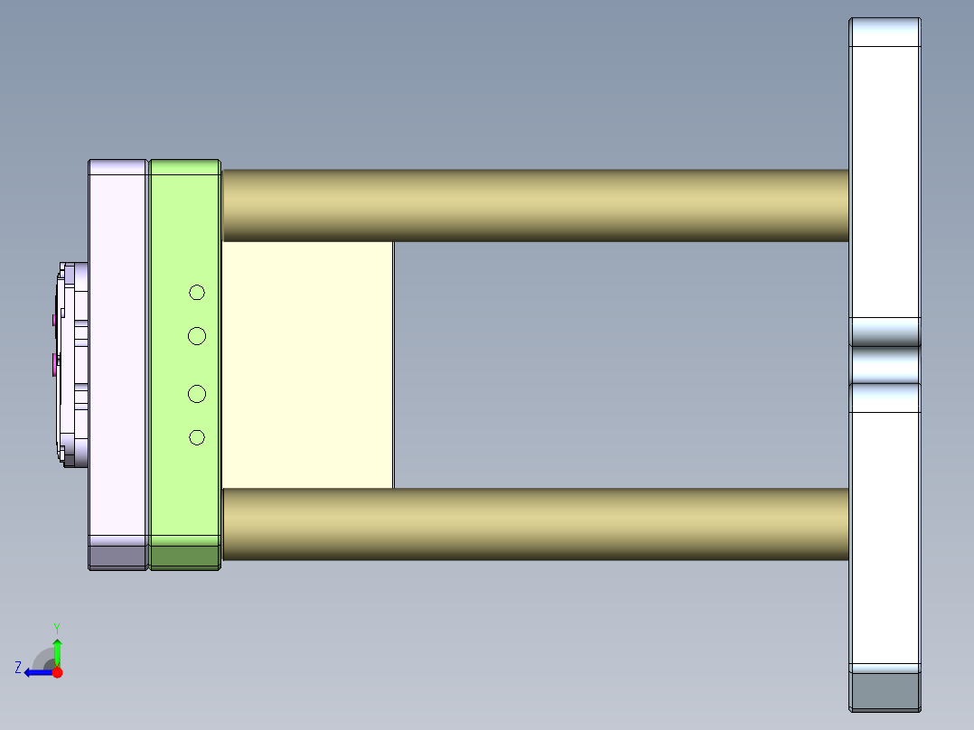 X3-B-CNC2笔记本CNC工装夹具三维模型-1010右视图