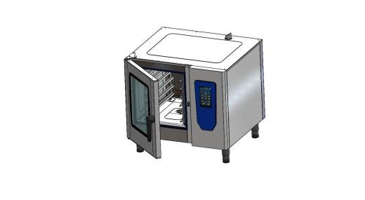 德国6层电万能蒸烤箱（sw21可编辑+cad）缩略图