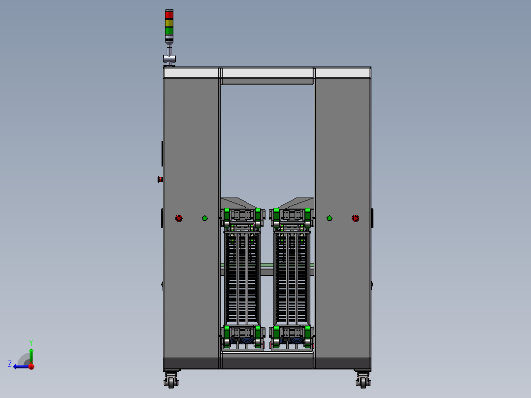 硅片倒篮机sw18可编辑右视图
