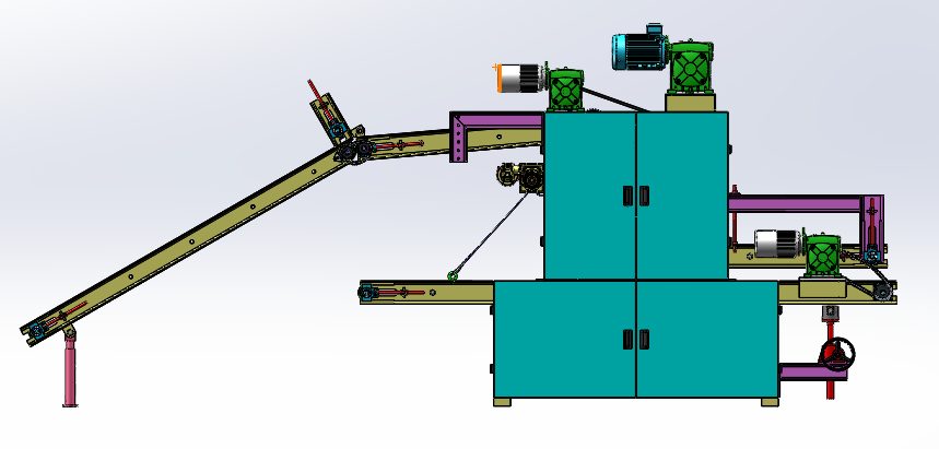 直立棉机（sw17可编辑+工程图）