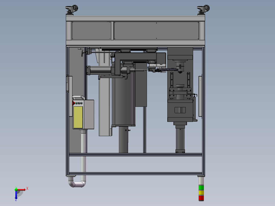 双轴压装机sw16俯视图