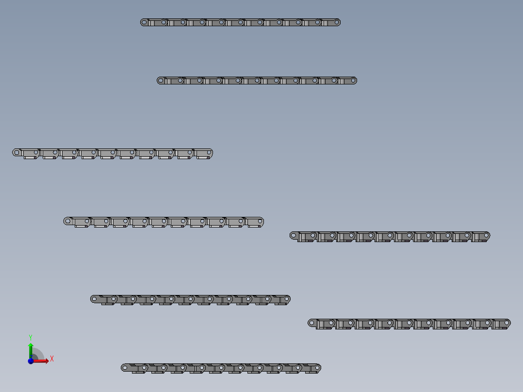 链板 880系列 8款前视图