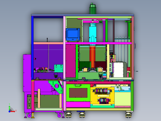 全自动水泵组装检测线前视缩略图
